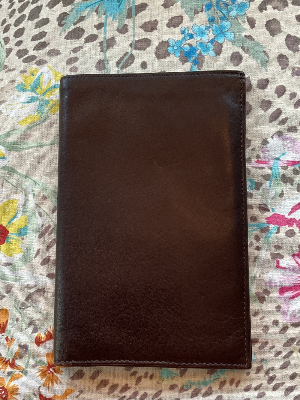 Tumi Brown Leather Travel Wallet Organizer